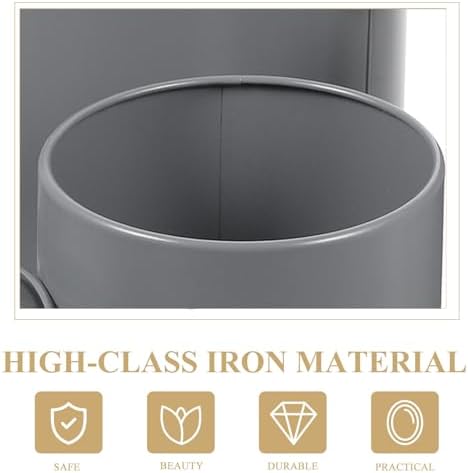COLLBATH 3pcs Iron Potato Storage Buckets with Ventilated Design for