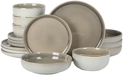 Gibson Elite Sunveil 16 Piece (Service for 4) Plates and Bowls