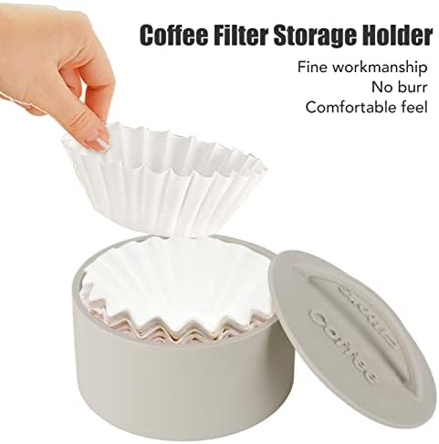Coffee Filter Storage Holder Light Weight Silicone Holder Anti Dust