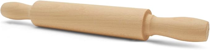 Wooden Mini Rolling Pin, 7 Inches Long, Baking in the Kitchen, by Woodpeckers - Image 4
