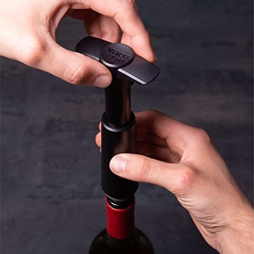Vacu Vin Wine Saver Vacuum Stoppers - Set of 8 - Gray - Airtight Seal