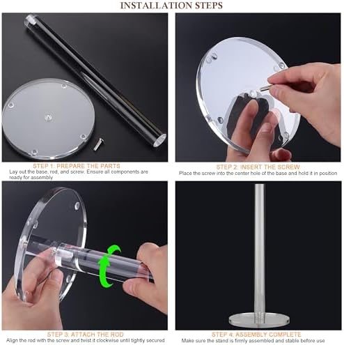 YGC001 Clear Acrylic 5.9" Paper Towel Holder