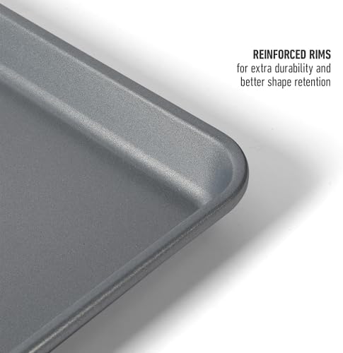 Calphalon Titan Cookie Sheet 2-Pack Set, 12 x 17 Inch Nonstick Baking