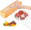 Plastic Wrap Dispenser with Cutter for Aluminum Foil, Plastic Wrap and Wax Paper, Fits 13" Roll（Plus）
