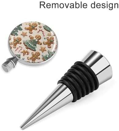 Christmas Dress Wine Stopper Vacuum Alloy Wine Bottle Stopper Reusable