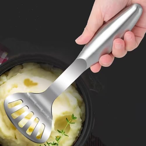 Potato Masher Stainless Steel Heavy Duty Metal Potato Ricer Food