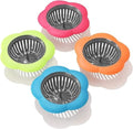 Plastic Sink Strainer, 4 Pack Flexible Kitchen Sink
