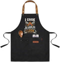 INNORU I Cook as Good as I Look Sign Apron with Two Pockets, Funny