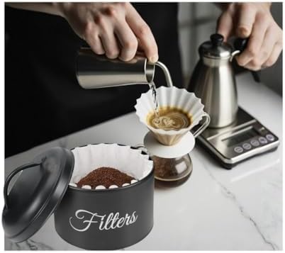 Coffee Filter Holder for Counter, Large Capacity Coffee Filter