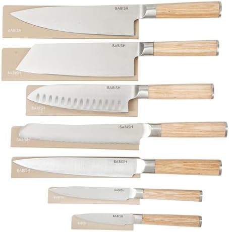 Babish 14-Piece Kitchen Knife Set, German Steel