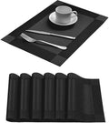 Table Placemats Dining Table Place Mats Set of 6 Heat Resistant