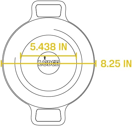 Lodge Seasoned Cast Iron Dual Handle Pan - Image 3