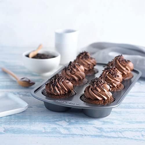 Baker's Secret 12cup Muffin Pan Cupcake Nonstick Pan - Carbon Steel