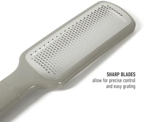 Calphalon Edge 2-Piece Stainless Steel Grater and Zester, Taupe