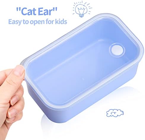 Genteen Bento Box for Kids, Kids Lunch Box with 3 Removable