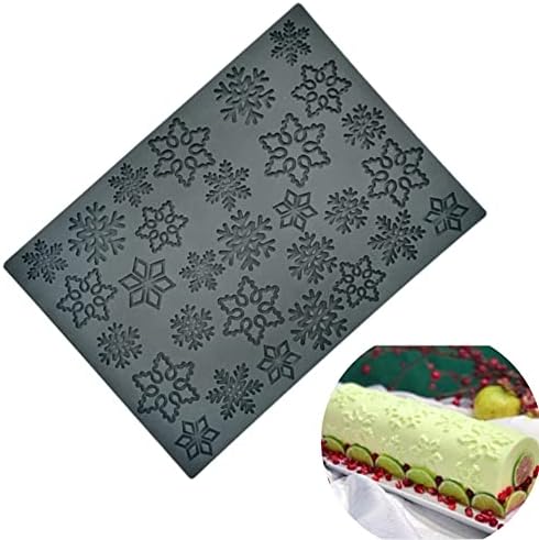 Christmas Snowflake Silicone Cake Mold Texture Mat
