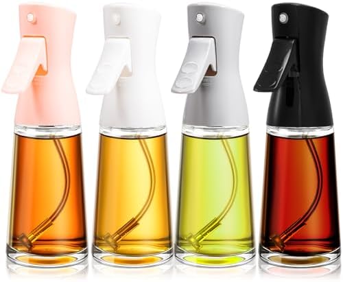 Lallisa 4 Pcs Glass Oil Sprayers, 180 ml