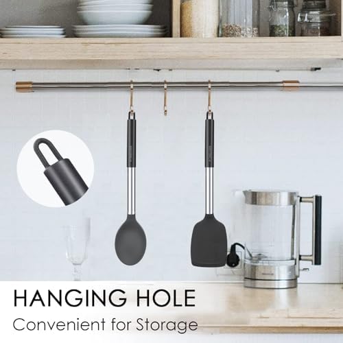 Kitchen Utensils Set of 2, Silicone Cooking Utensils, Turner/Spatula