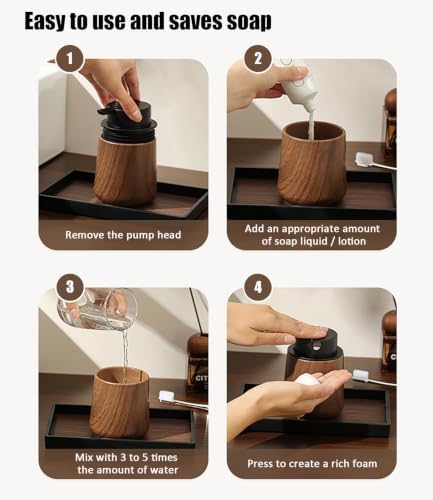 Foaming Soap Dispenser for Modern Farmhouse Bathroom Decor