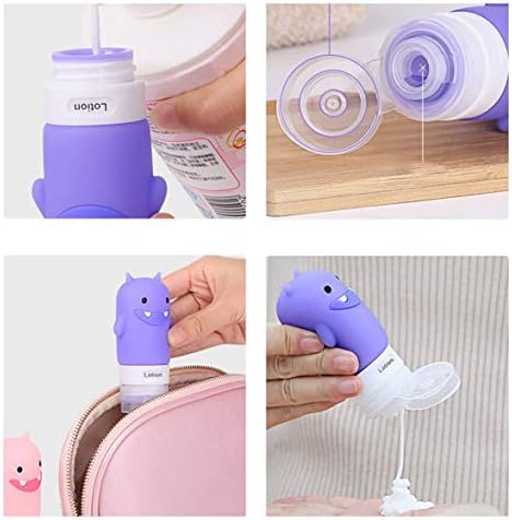 Travel Bottles Set for Liquids, TSA Approved Leak Proof Silicone