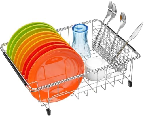 Slideep Cutlery Utensil Silverware Drying Rack, Flatware Storage