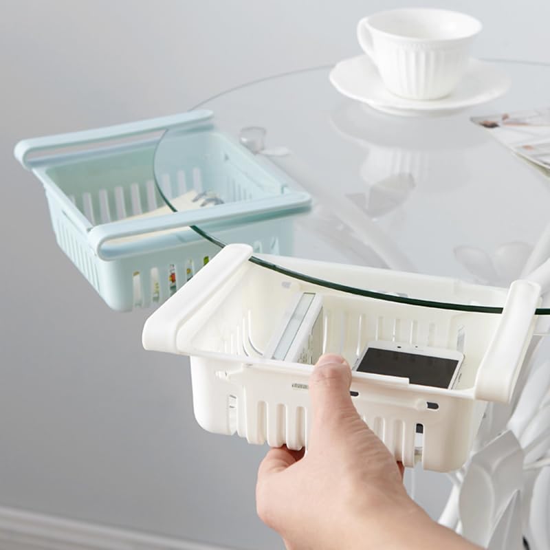 Refrigerator Drawer Organizer, Retractable Drawer Storage Refrigerator