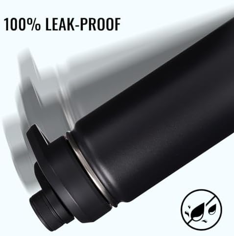 Fijinhom Insulated Water Bottle with Handle, 304 Stainless Steel Water