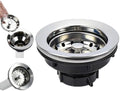 Kitchen Sink Drain Assembly, 3-1/2 Inch Basket Strainer