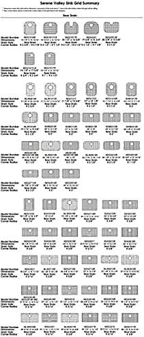 Serene Valley Sink Protector Grid, 26-1/16" x 14-1/16"