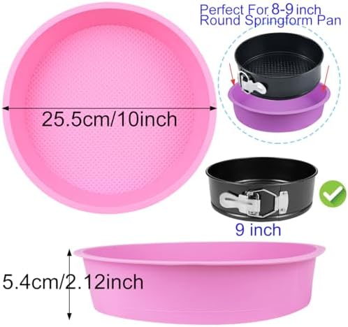 3 Pack Cheesecake Pan Protector for 9inch and 9.5inch Round Springform