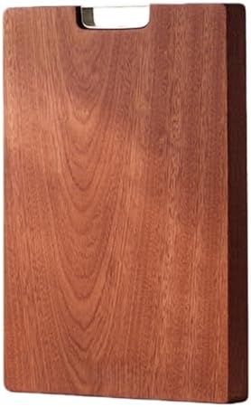 Ebony Wood Cutting Board with Handles, Double-Sided