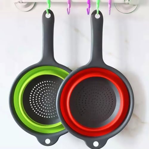 Kitchen Collapsible Colanders Set,Collapsible Colanders with