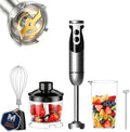 MegaWise Blender Handheld 12-Speed Stainless Steel Electric Hand