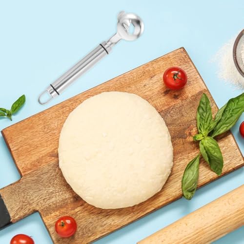 Hemoton Dough Cutter 7.20 Inch Stainless Steel Chinese Noodle Scraper