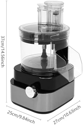 600W 5-in-1 Commercial Food Processor, 1.3Gal Capacity