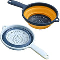 Collapsible Colander Foldable Fruit Vegetable Strainer with Handle
