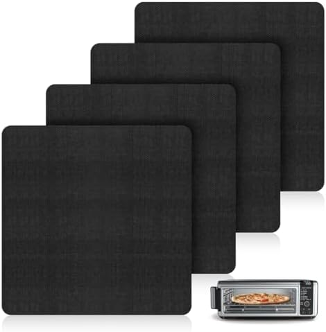 AIEVE Air Fryer Liners, 4 Packs Teflon Oven Liners for Bottom of Oven
