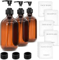 Plastic Soap Dispenser Set, 3 Pack, 16 Oz