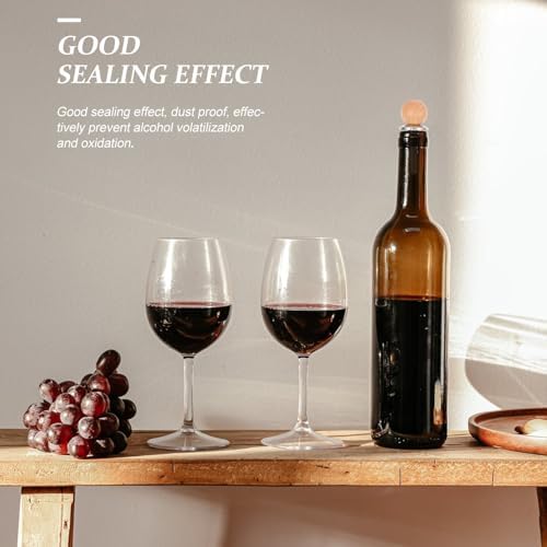 Stainless Steel Wine Bottle Stopper Set 4pcs with Sealed Vacuum Plug