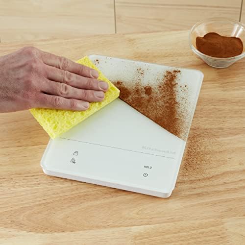 KitchenAid KQ913 Digital Waterproof (IPx7) Kitchen and Food Scale, LED
