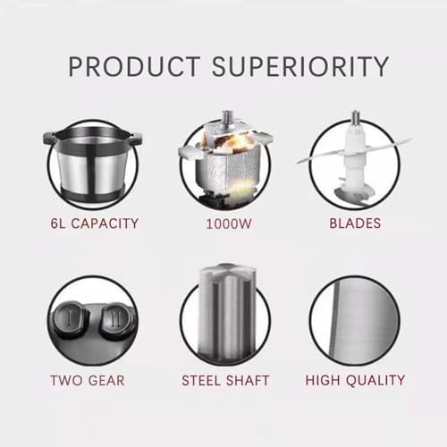 Automatic Fufu Maker, 1000W, 6L Capacity