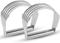 Dough Blender, 2Pcs Stainless Steel Pastry Cutter Heavy Duty Dough