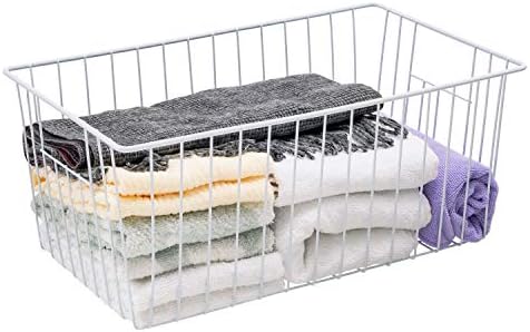 16Lx12W inch Wider Freezer Storage Organizer Baskets Container, Deep