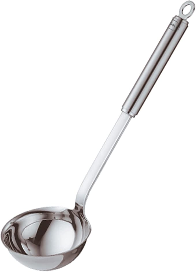 Rösle Stainless Steel Round Handle Ladle by Rosle