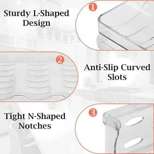 4-Tier Stackable Water Bottle Organizer for 40 oz Tumblers, Large