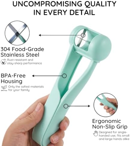 Homnoble Grape Cutter for Toddlers, Stainless Steel