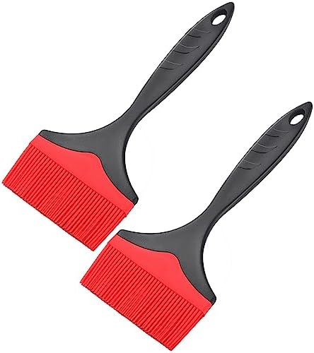 Large Silicone Basting Pastry Brush - 3.95inch Extra Wide Silicone