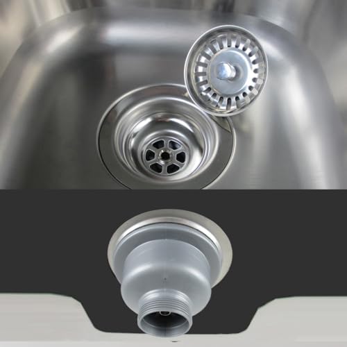 4-1/2‘’ Bowl Type Stainless Steel Sink Strainer Drain Kit for Kitchen