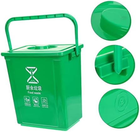 13 Gallon Plastic Garbage Sorting Bin with Lids