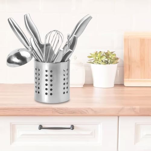Stainless Steel Utensil Holder,Utensil Drying Rack(10x12.5cm)